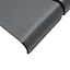 Table haute acier mat gris foncé L.76.6 x l.76 x H.106cm Lithari GoodHome