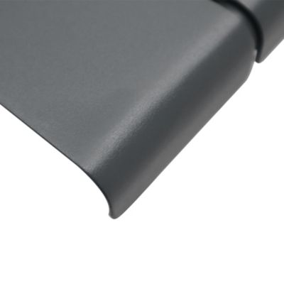 Table haute acier mat gris foncé L.76.6 x l.76 x H.106cm Lithari GoodHome