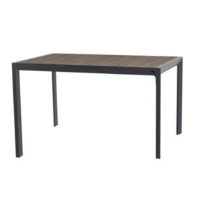Table haute de jardin extensible Evasion en aluminium - 8 Places