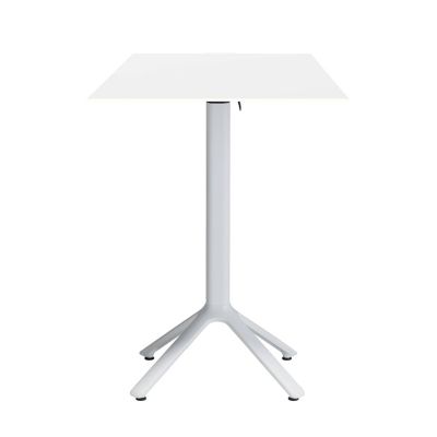 Table haute pliable Nemo blanche pour extérieur 60x60 - Restootab