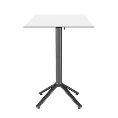 Table haute pliable Nemo pour intérieur/extérieur blanc 60x60 - Restootab