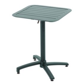 Table inclinable de terrasse 60 x 60 cm vert foncé  Oviala