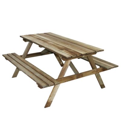 Table jardin en bois 4 places Marly