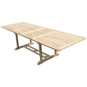 Table KIRANG Rectangle 200-300x100x75 Teck Premium