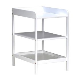 Table à langer Plan à langer LOLA 75x55x90cm bois massif couleur Blanc
