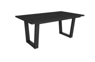 Table à manger 167x90x74cm pour 8 personnes couleur Noir