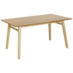 Table à manger bois clair 150 x 90 cm VARLEY