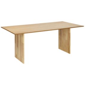 Table à manger bois clair 180 x 90 cm MOORA