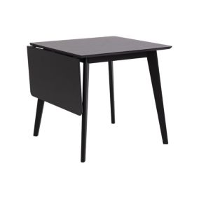 Table à manger carrée extensible en bois L80/120 - LETA