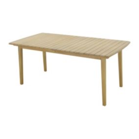 Table à manger de jardin extensible  en acacia avec rallonge papillon - L180/240 cm - NEMBY de MYLIA