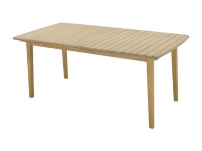 Table à manger de jardin extensible  en acacia avec rallonge papillon - L180/240 cm - NEMBY de MYLIA