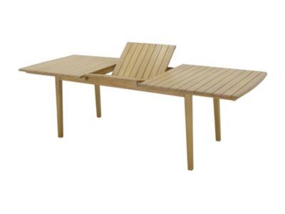 Table à manger de jardin extensible  en acacia avec rallonge papillon - L180/240 cm - NEMBY de MYLIA