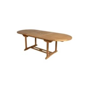 Table à manger de jardin extensible  - Teck - L180-240 cm - BYBLOS II de MYLIA