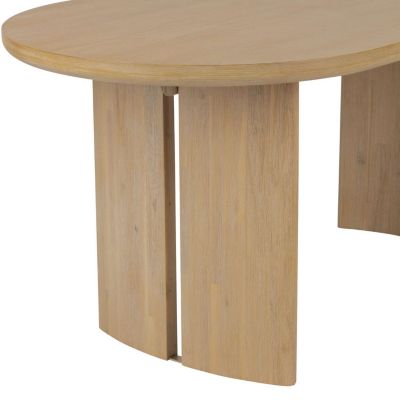 Table à manger en bois pour 6 personnes LOUSADA - Beige