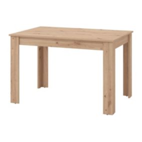 Table à manger extensible 4 à 6 personnes - Naturel clair - VENOLA