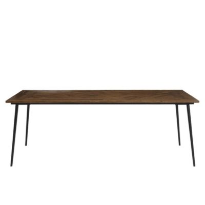 Table à manger rect. 220x100cm formes géométriques