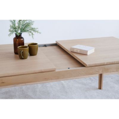Table à manger rectangulaire extensible en bois L156/230 10 personnes  - BONIE