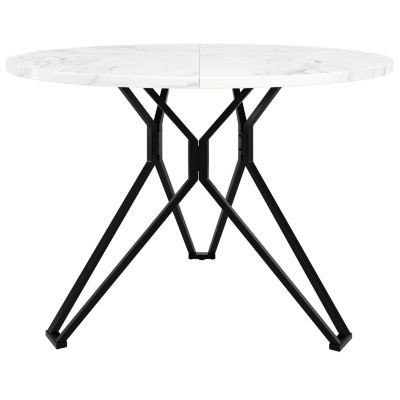 Ensemble table extensible et chaise (5 pièces) - table avec rangement + chaises - pour 4 à 6