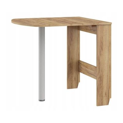 Table à manger semi-ovale pliante couleur Or Artisan 81x80cm modèle-HOMNI 6 Table pliable papillon