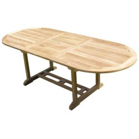 Table MILANA Ovale 180-240x100x75 Teck Premium