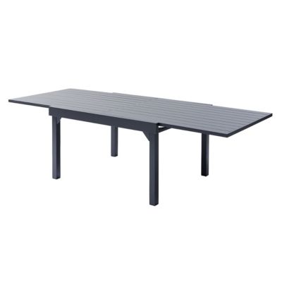 Table Modulo 6/10 personnes structure et plateau en aluminium gris ...