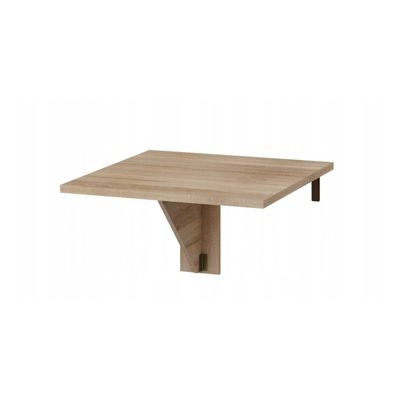 Table murale pliable étagère rabattable 70x70 Chêne Sonoma Modèle- HOMNI 7 Table pliante