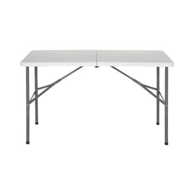 Table Pliante 122cm Rectangulaire Blanche Catering 7house