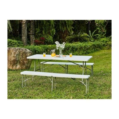 Table pliante - 180 cm - 8 personnes - plastique