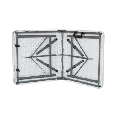 Table Pliante de Camping Blanche 122x74cm Thinia Home