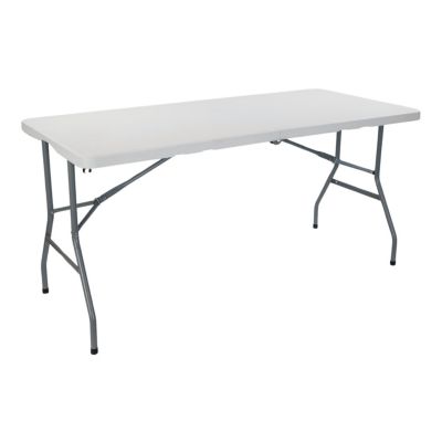 Table Pliante Rectangulaire Blanch 150x74cm Thinia Home