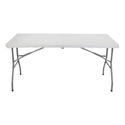 Table Pliante Rectangulaire Blanch 150x74cm Thinia Home