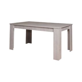 Table à rallonge Albatera, Console extensible, Table à manger extensible, Console de cuisine extensible, 160/220x88h75 cm, Ciment