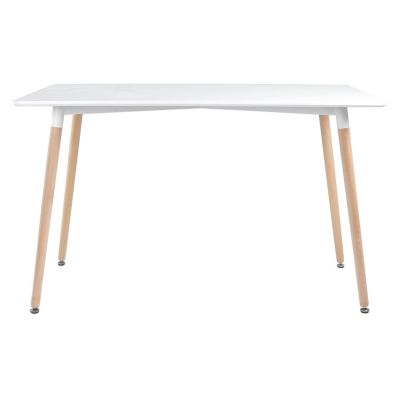 Table rectangulaire 120 x 70cm blanche PIA - Happy Garden