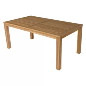 Table rectangulaire 180cm en teck JAVA - Happy Garden