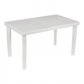 Table rectangulaire en résine Terra Blanca 127x76x72cm 7house