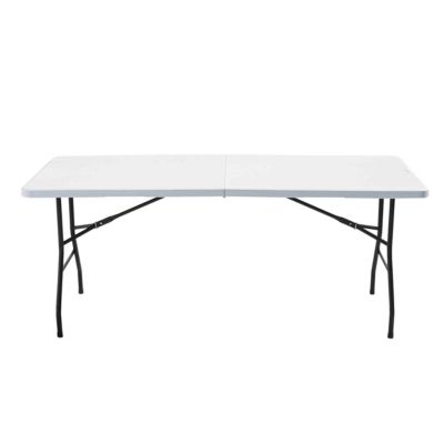 Table rectangulaire pliante 180 cm en PEHD - 8 places  Oviala