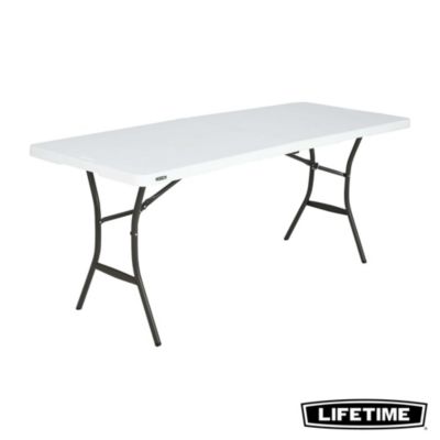 Table Rectangulaire Valise Pliante en deux (183 x 70 cm) LIFETIME 80642