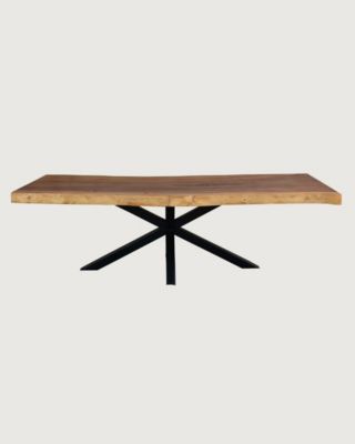 Table repas en suar massif L250 cm 12-14 pers. - Uniqka