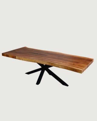 Table repas en suar massif L250 cm 12-14 pers. - Uniqka