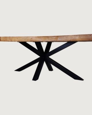 Table repas en suar massif L250 cm 12-14 pers. - Uniqka