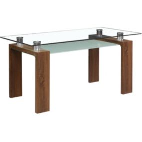 Table repas "Eva"  150 x 80 x 75 cm  Marron