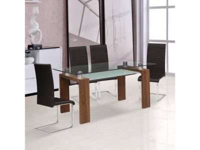 Table repas "Eva"  150 x 80 x 75 cm  Marron