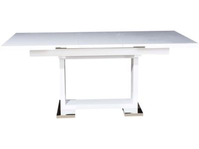 Table repas extensible "Toda"  140180 x 90 x 77 cm  Blanc