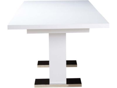 Table repas extensible "Toda"  140180 x 90 x 77 cm  Blanc