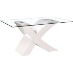 Table repas "Mona"  150 x 90 x 74 cm  Blanc