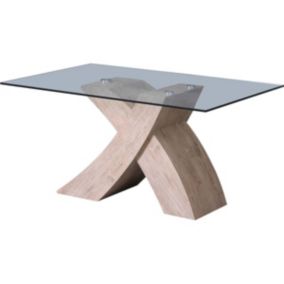 Table repas "Mona" 150 x 90 x 74 cm  Chêne