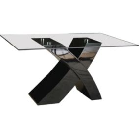 Table repas "Mona"  150 x 90 x 74 cm  Noir