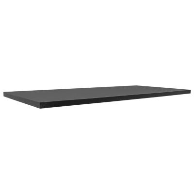 Table repas rectangulaire Frankystar 220x100 cm bois multicouche et acier noir