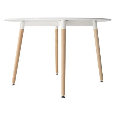 Table ronde 120cm blanche MARTHA - Happy Garden