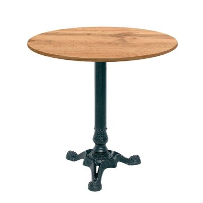 Table ronde bistrot 70cm chene armor - Restootab